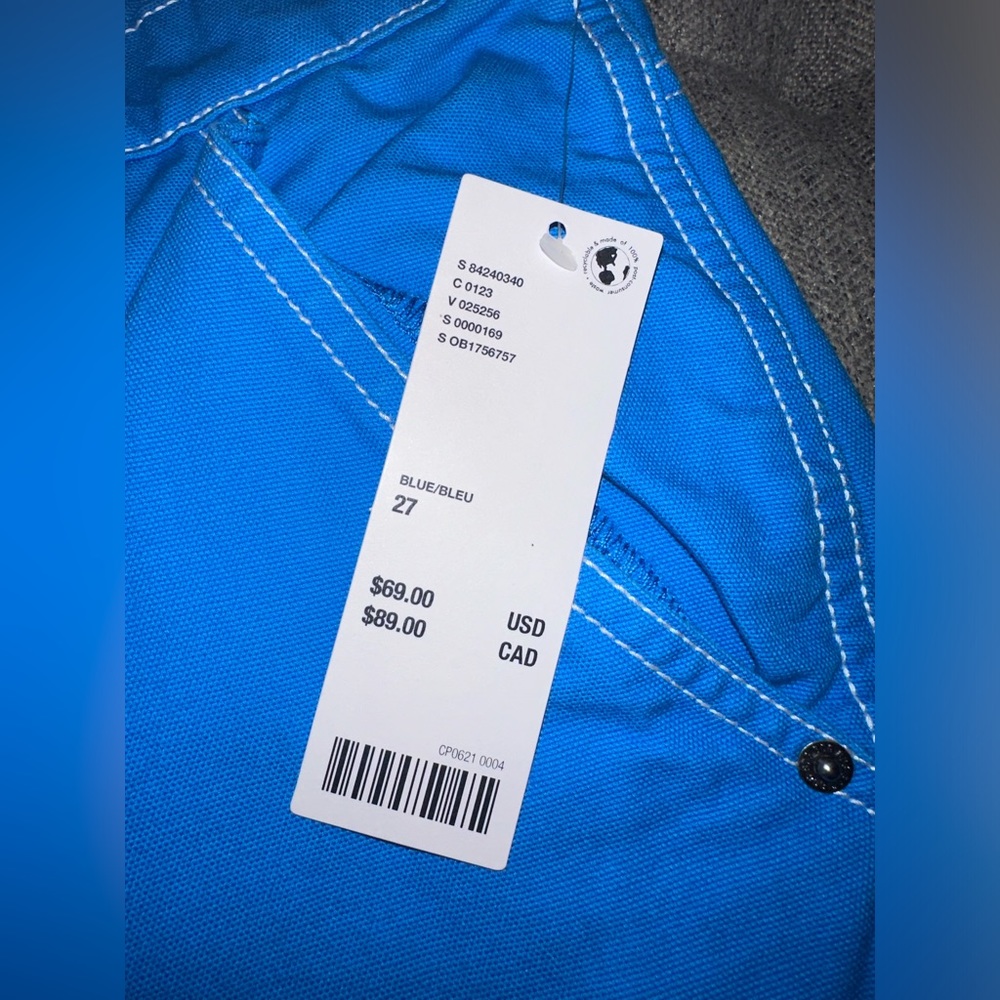 NWT | Urban Outfitters BDG | Canvas Carpenter Pant - Picture 4 of 10